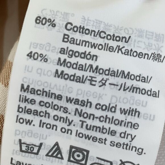 Madewell Button Back Easy Dress XS Tan White Stripe Boho Nautical Summer Travel - Picture 7 of 10